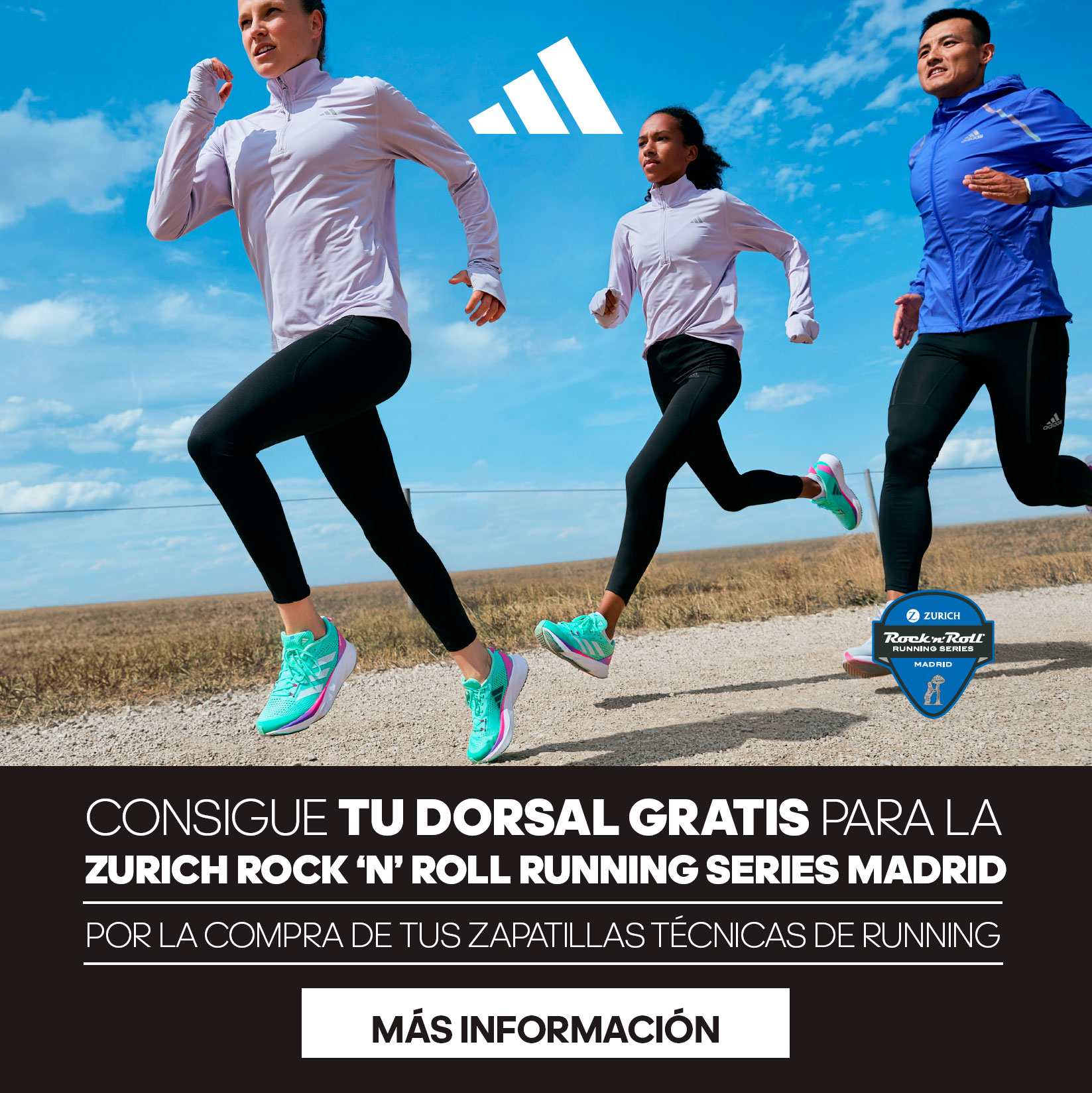 Promoción Adidas - Zurich 'n' Roll Running Series