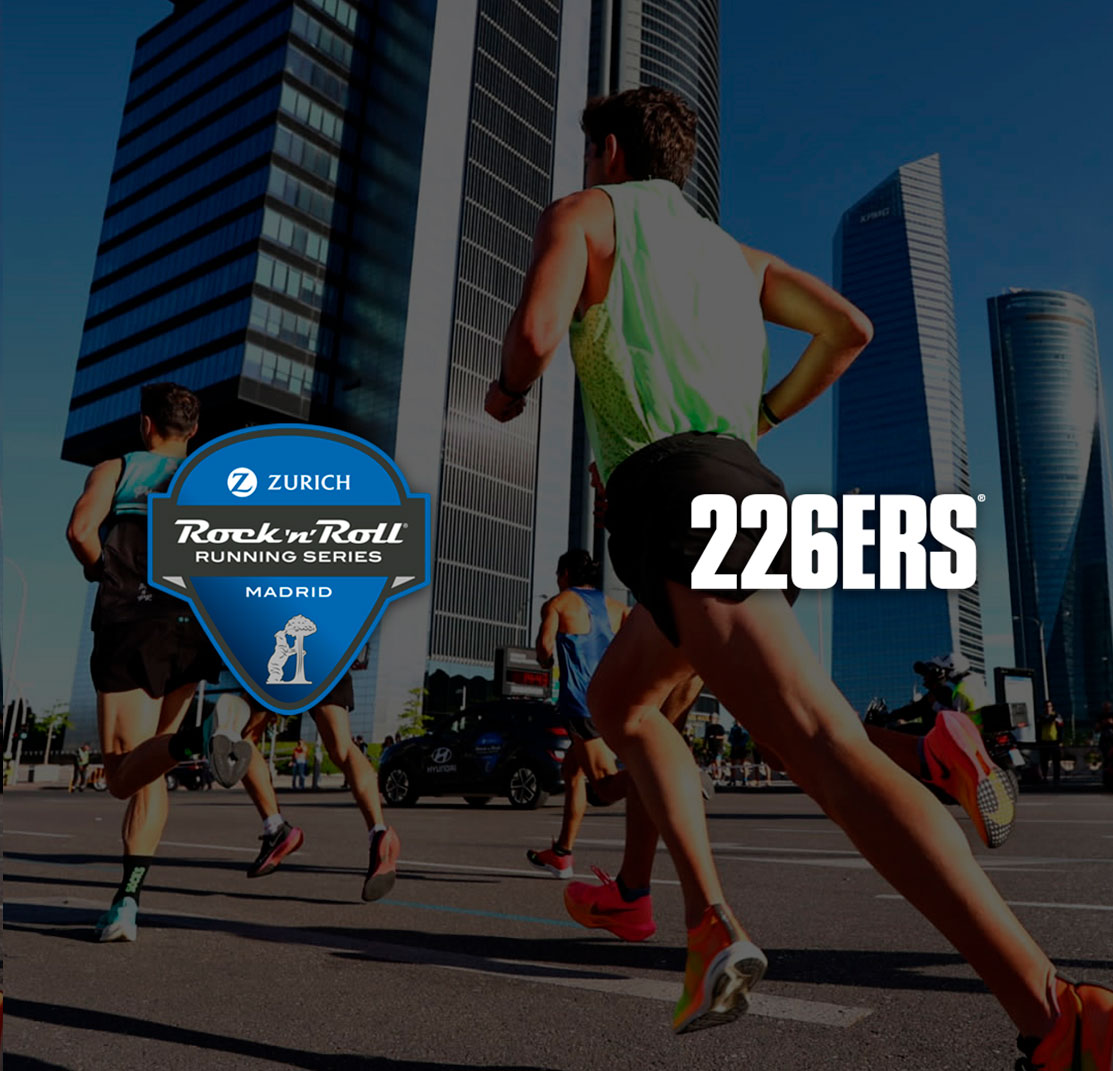 226ERS es el nuevo patrocinador nutricional de Zurich Rock ‘n’ Roll Running Series Madrid